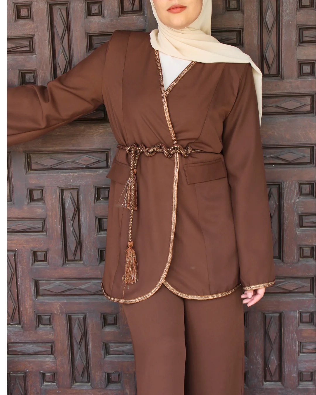 Ensemble AÏD 2026 - Taille: T2= 42-44 | Couleur: Marron