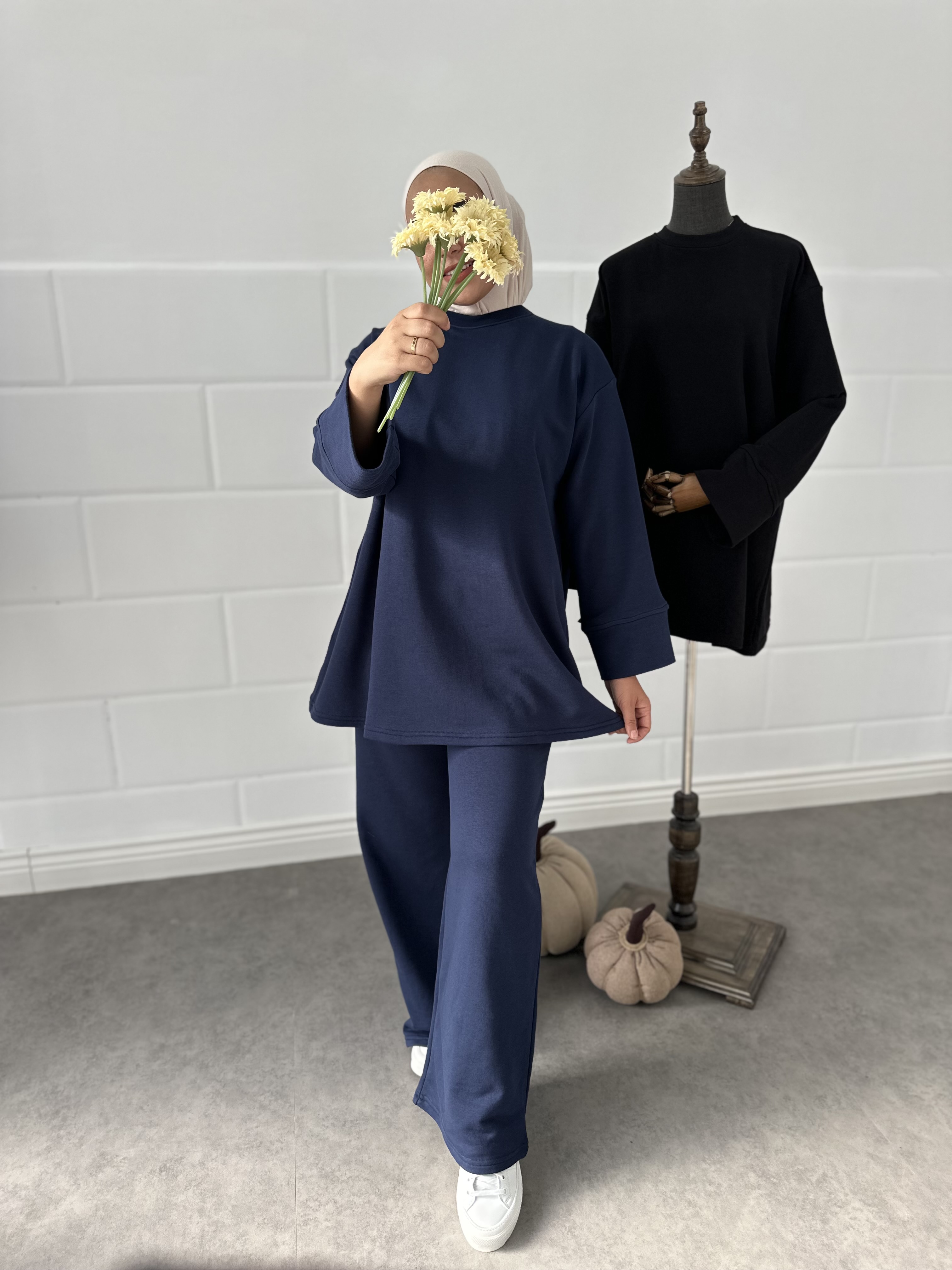 SET MODEST  - Taille: Taille 1 = 38-40 fort  | Couleur: Bleu nuit